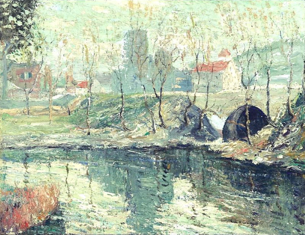 Misty Day in March by Ernest Lawson