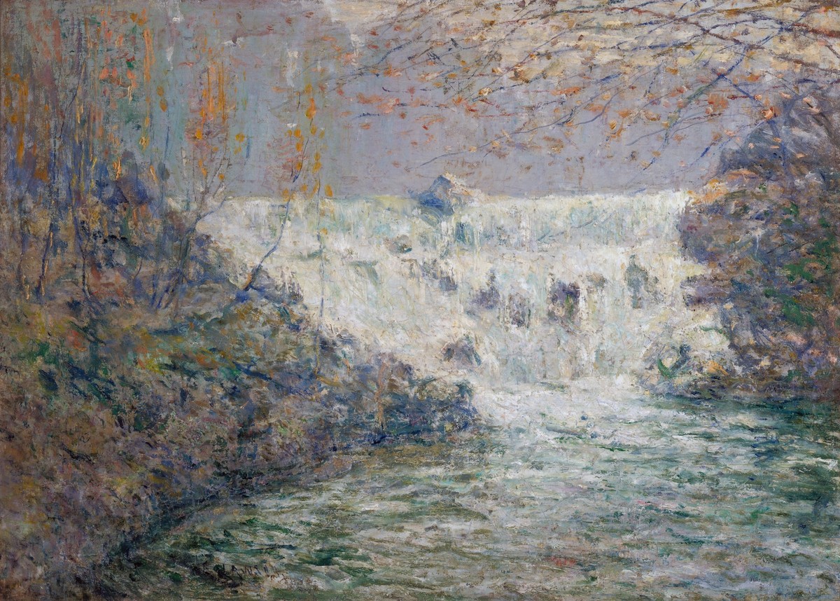 The Waterfall, Shore's Mill, Tennessee by Ernest Lawson