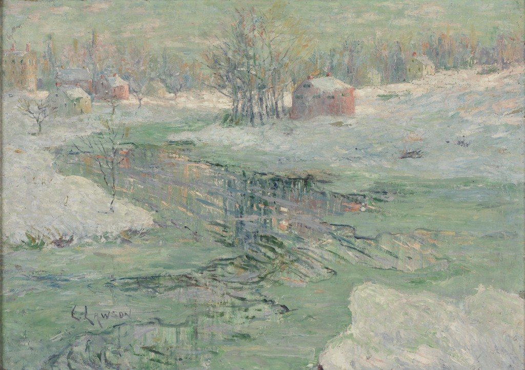 Winter Landscape by Ernest Lawson