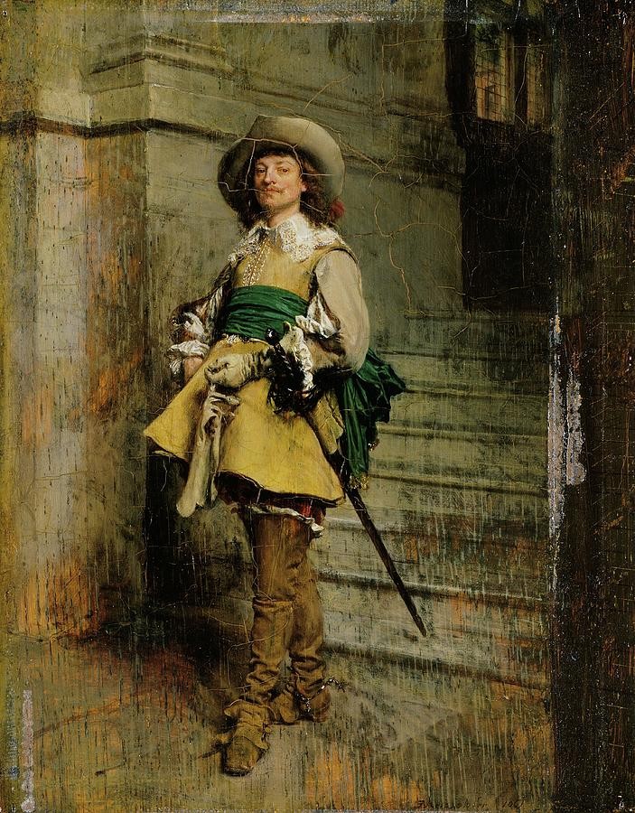 A Cavalier. Time of Louis III by Ernest Meissonier
