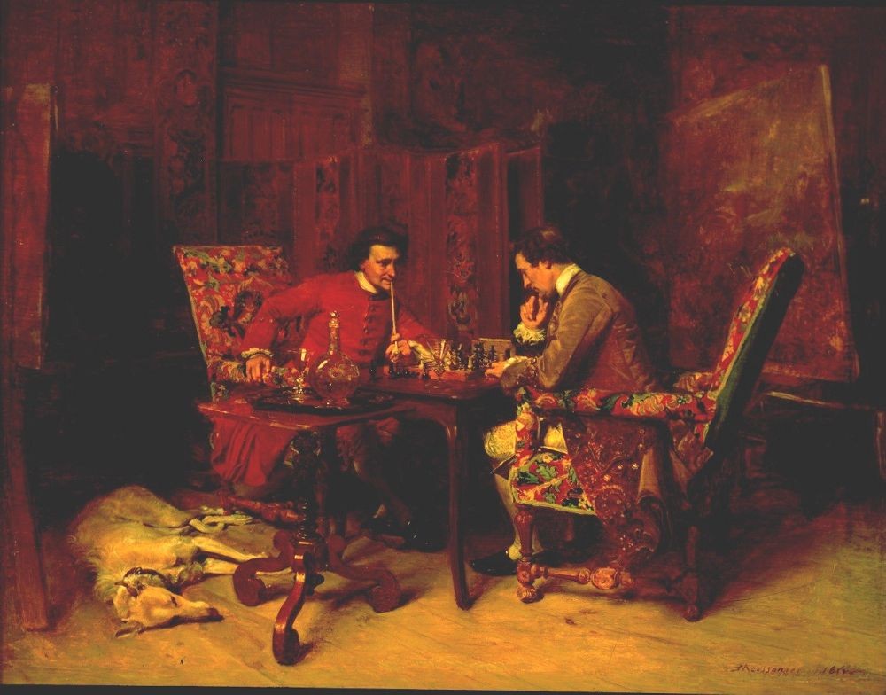 Chess Players by Ernest Meissonier