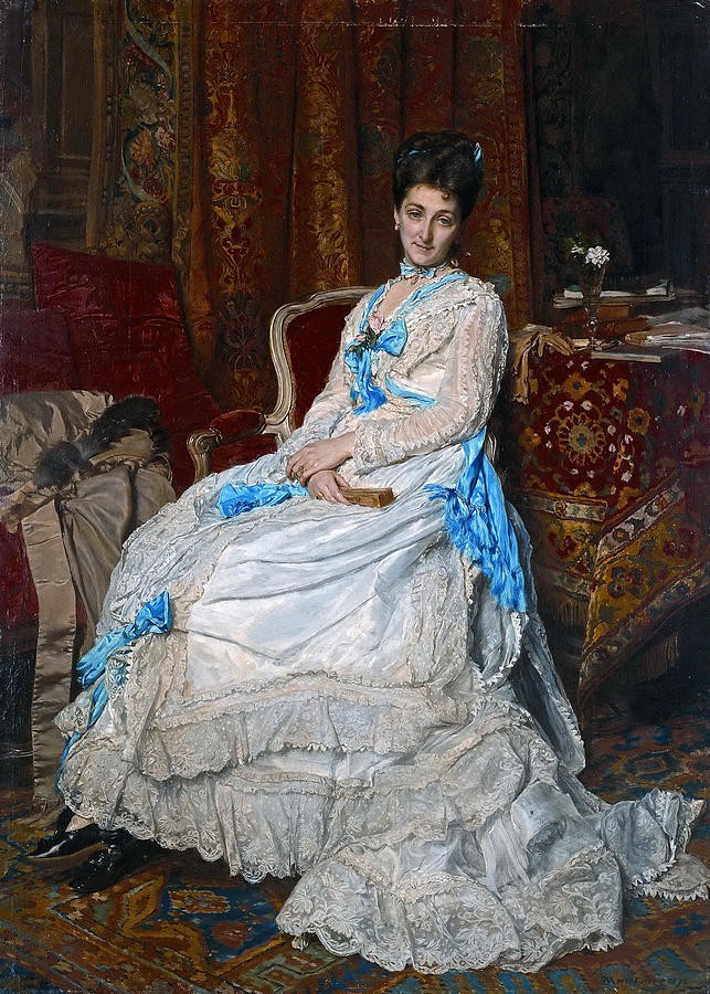 Portrait of Marquesa de Manzanedo by Ernest Meissonier