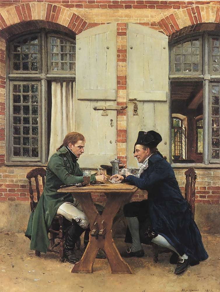 The Card Players by Ernest Meissonier