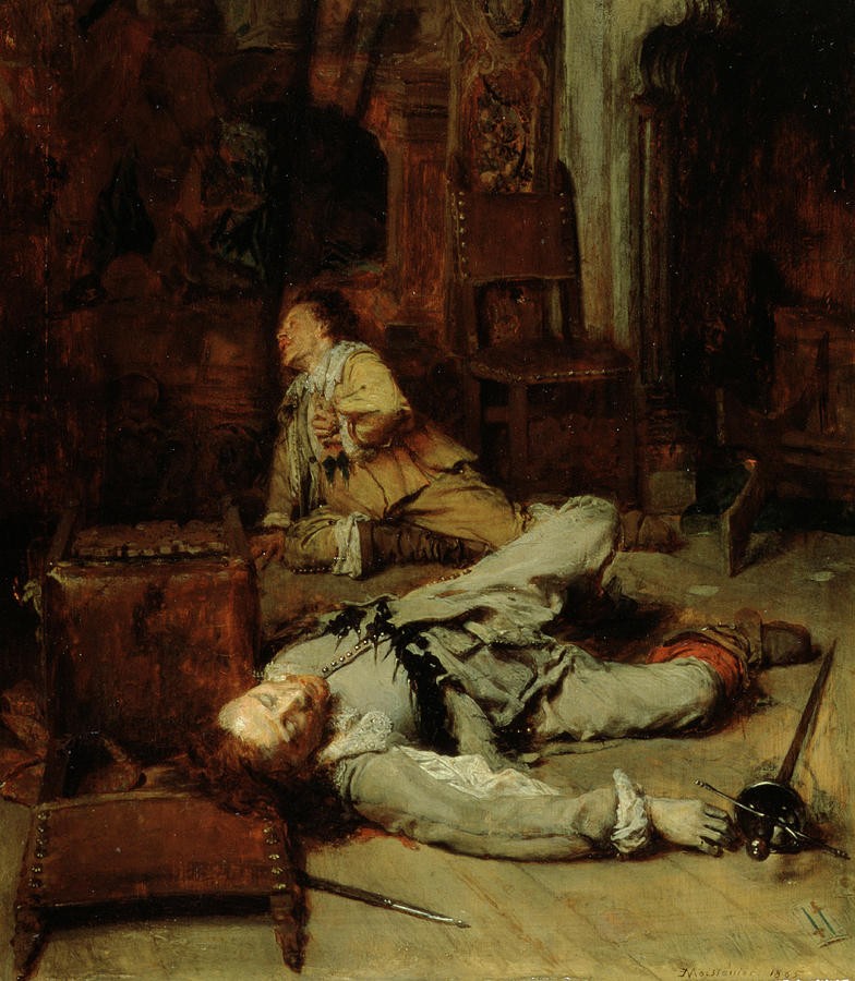The End Of The Game of Cards by Ernest Meissonier