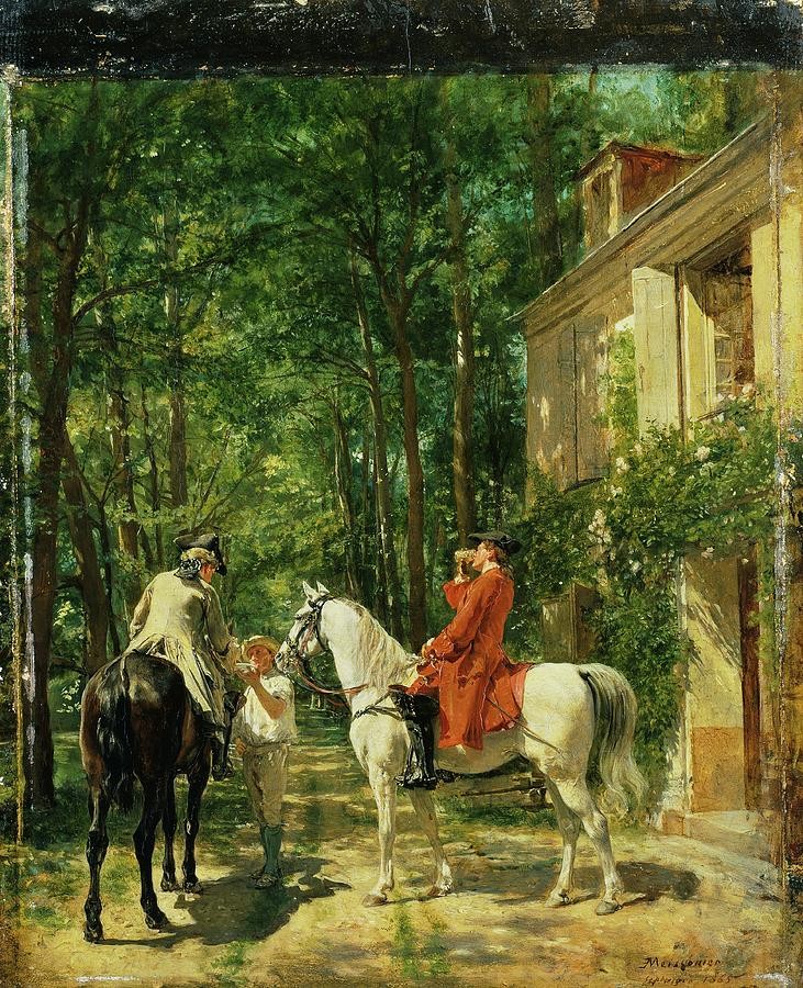 The Roadside Inn by Ernest Meissonier