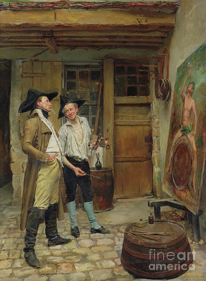 The Sign Painter by Ernest Meissonier