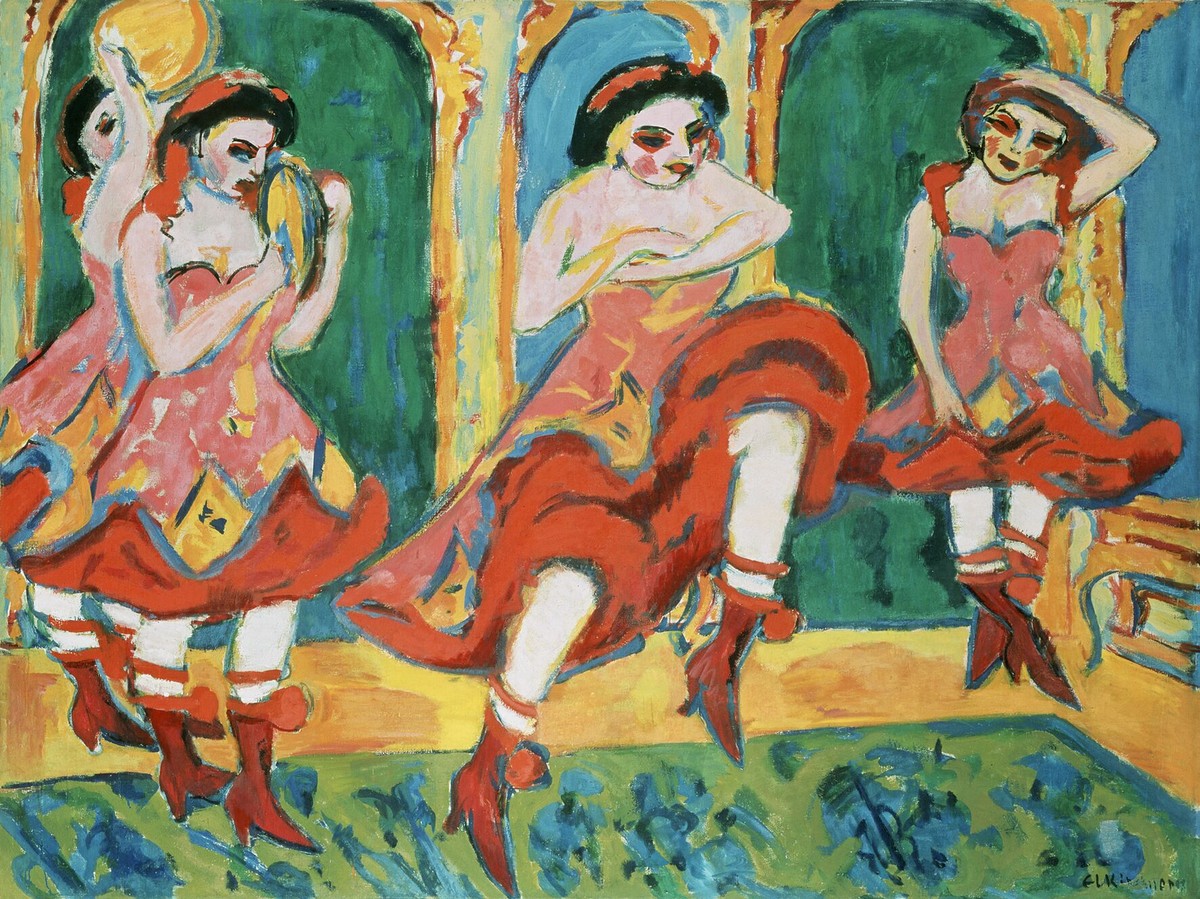 Czardas Dancers by Ernst Ludwig Kirchner