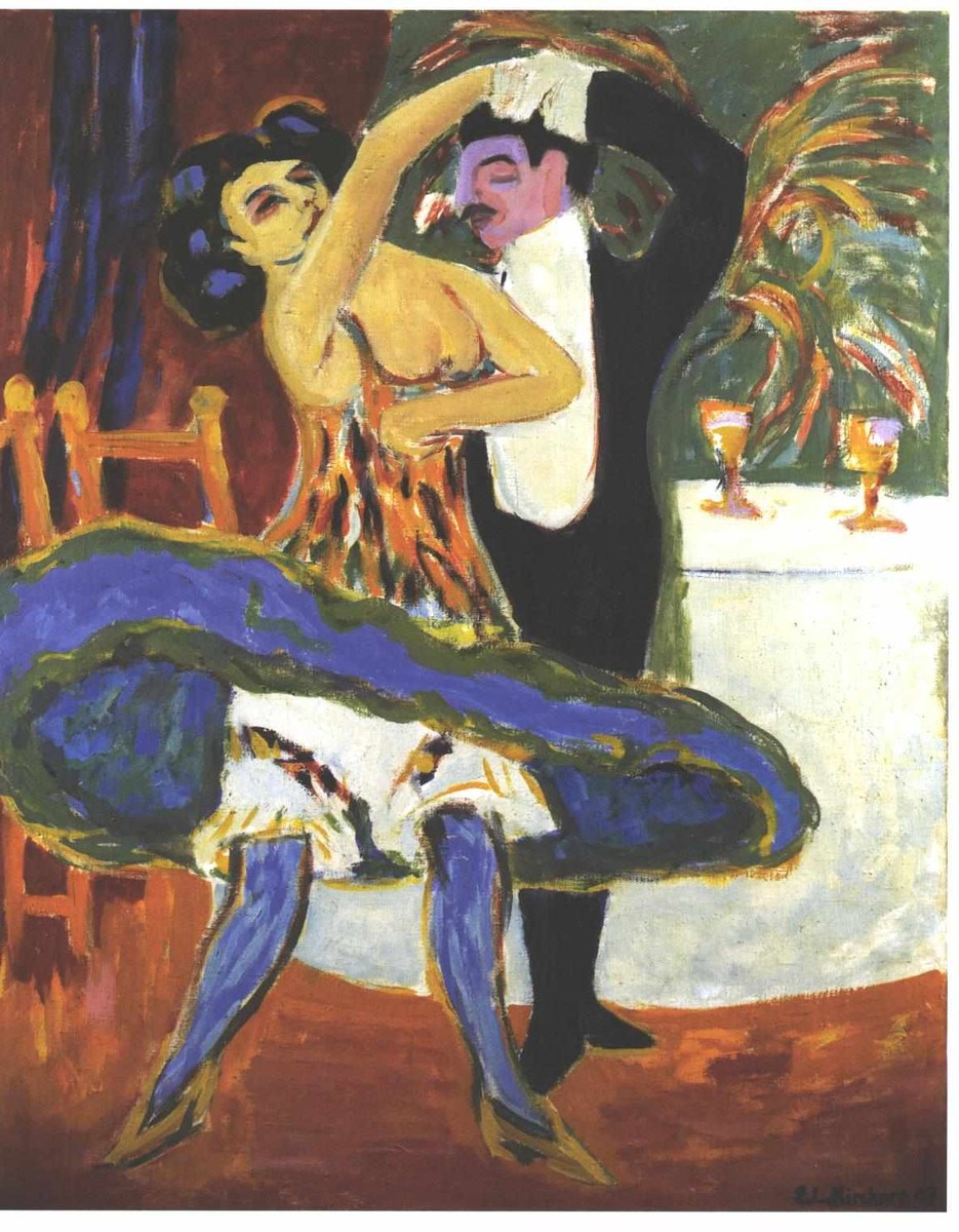 English Dance Couple by Ernst Ludwig Kirchner