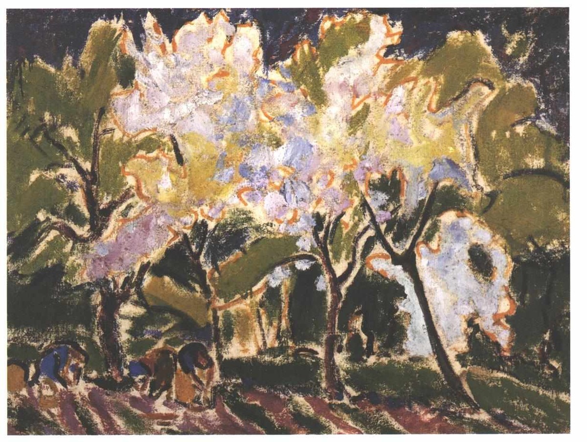 Landscape in the Spring by Ernst Ludwig Kirchner