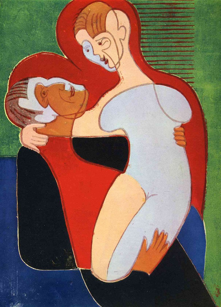 Lovers (The Hembusses) by Ernst Ludwig Kirchner