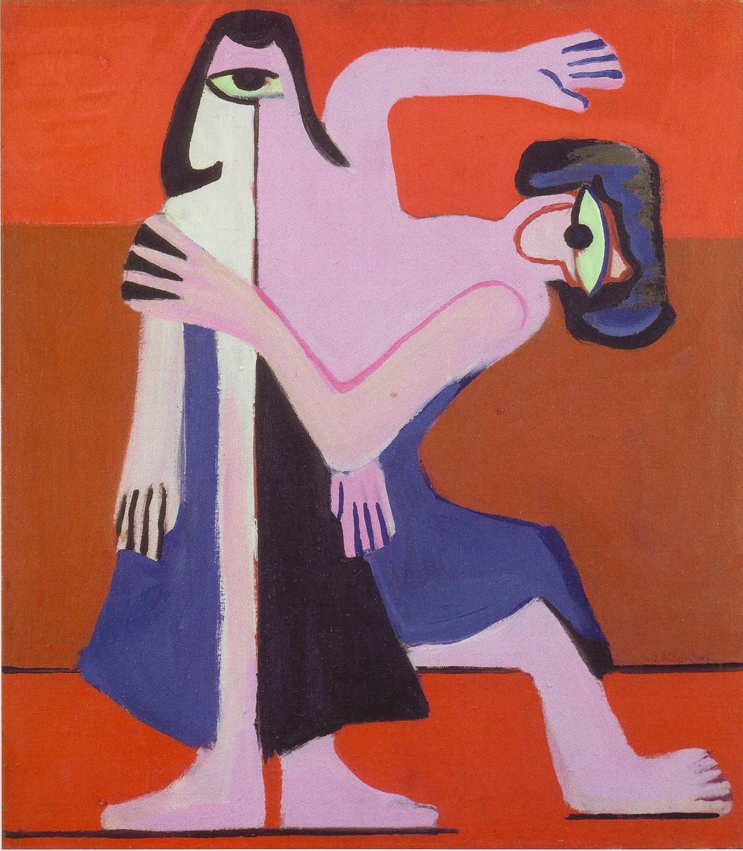Mask Dance by Ernst Ludwig Kirchner