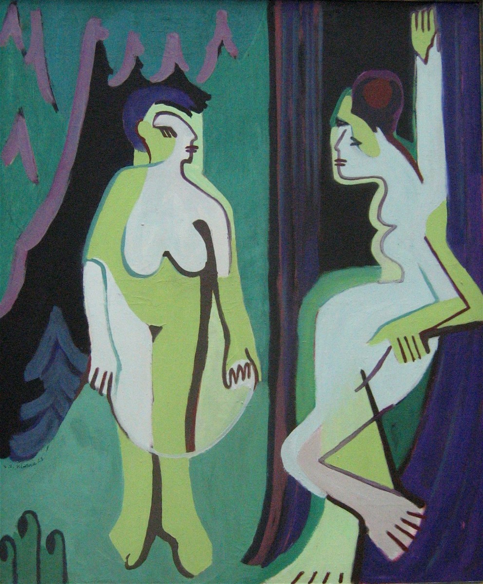 Naked Women on Meadow by Ernst Ludwig Kirchner