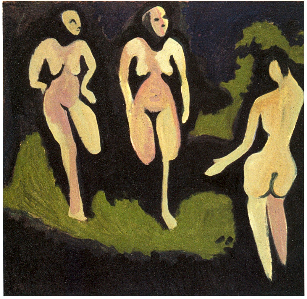 Nudes in a Meadow by Ernst Ludwig Kirchner