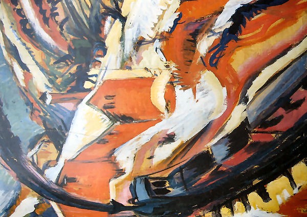 Railways in the Taunus by Ernst Ludwig Kirchner