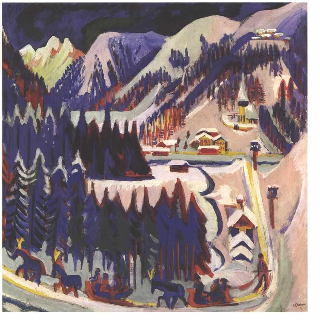 Sertigtal by Ernst Ludwig Kirchner