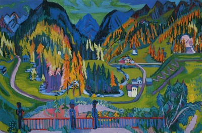 Sertigtal in Autumn by Ernst Ludwig Kirchner