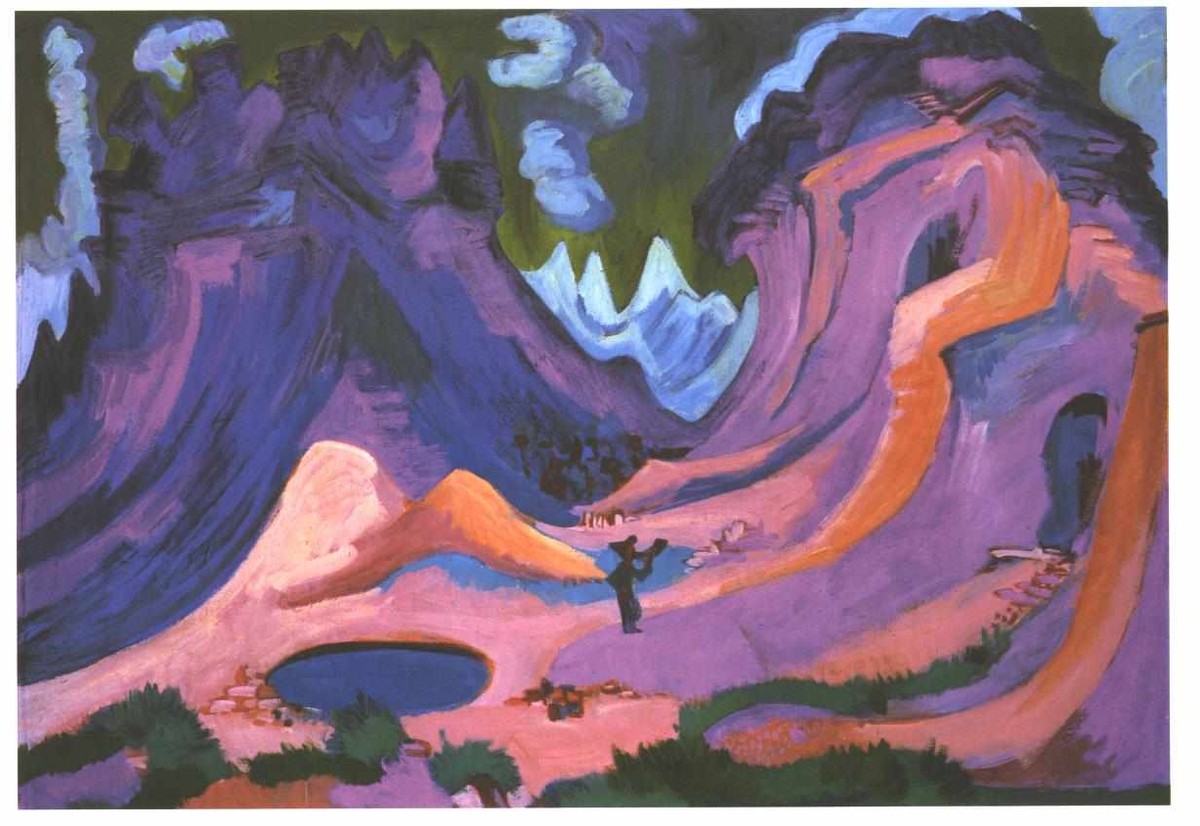 The Amselfluh by Ernst Ludwig Kirchner