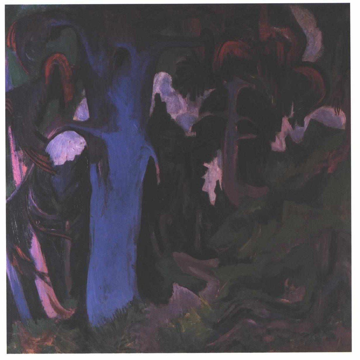 The Blue Tree by Ernst Ludwig Kirchner