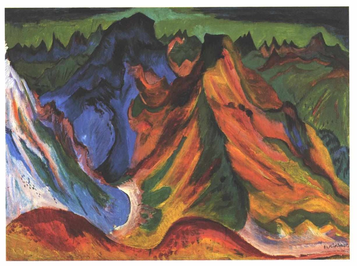 The Mountain by Ernst Ludwig Kirchner