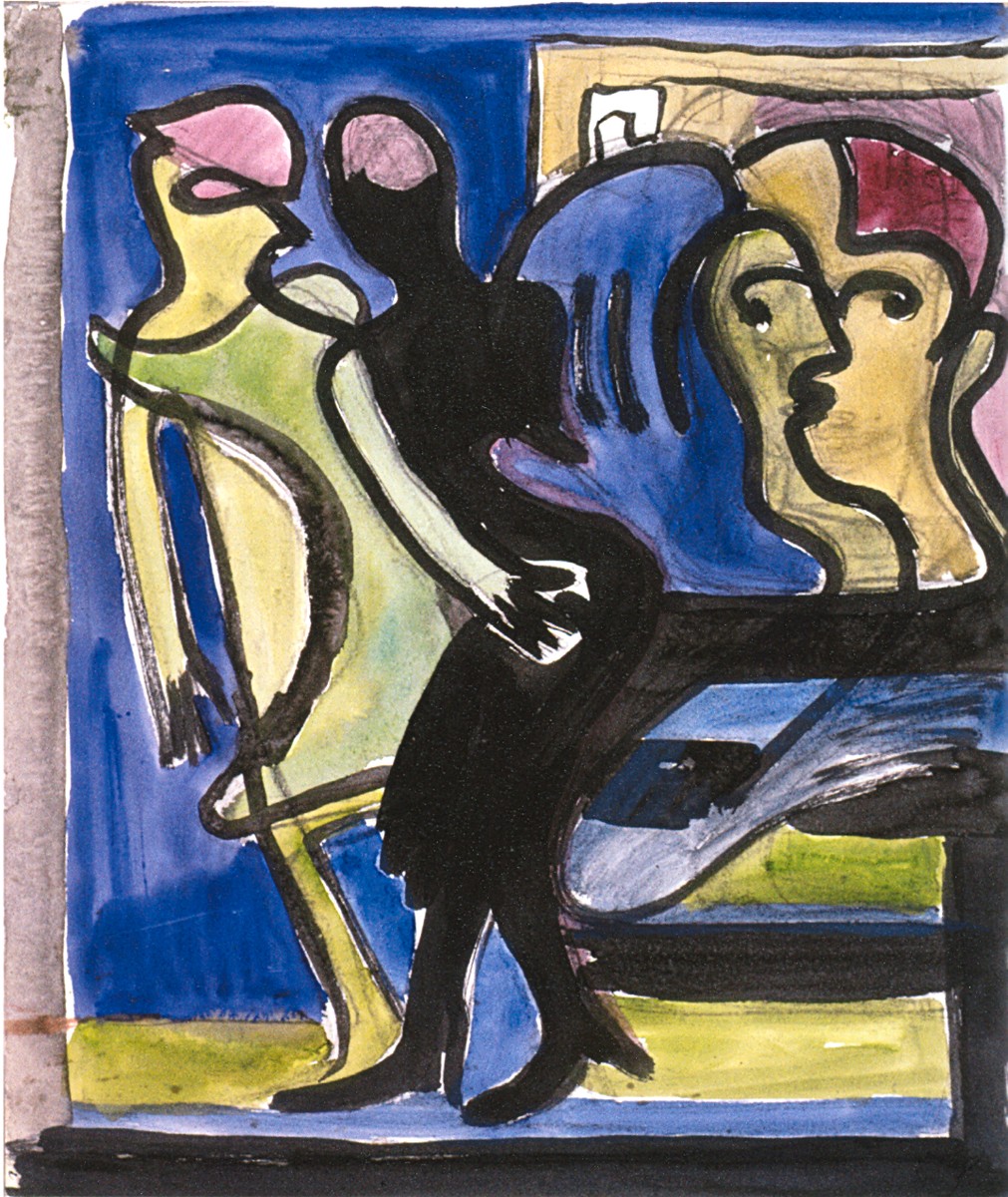 View into a Cafe by Ernst Ludwig Kirchner