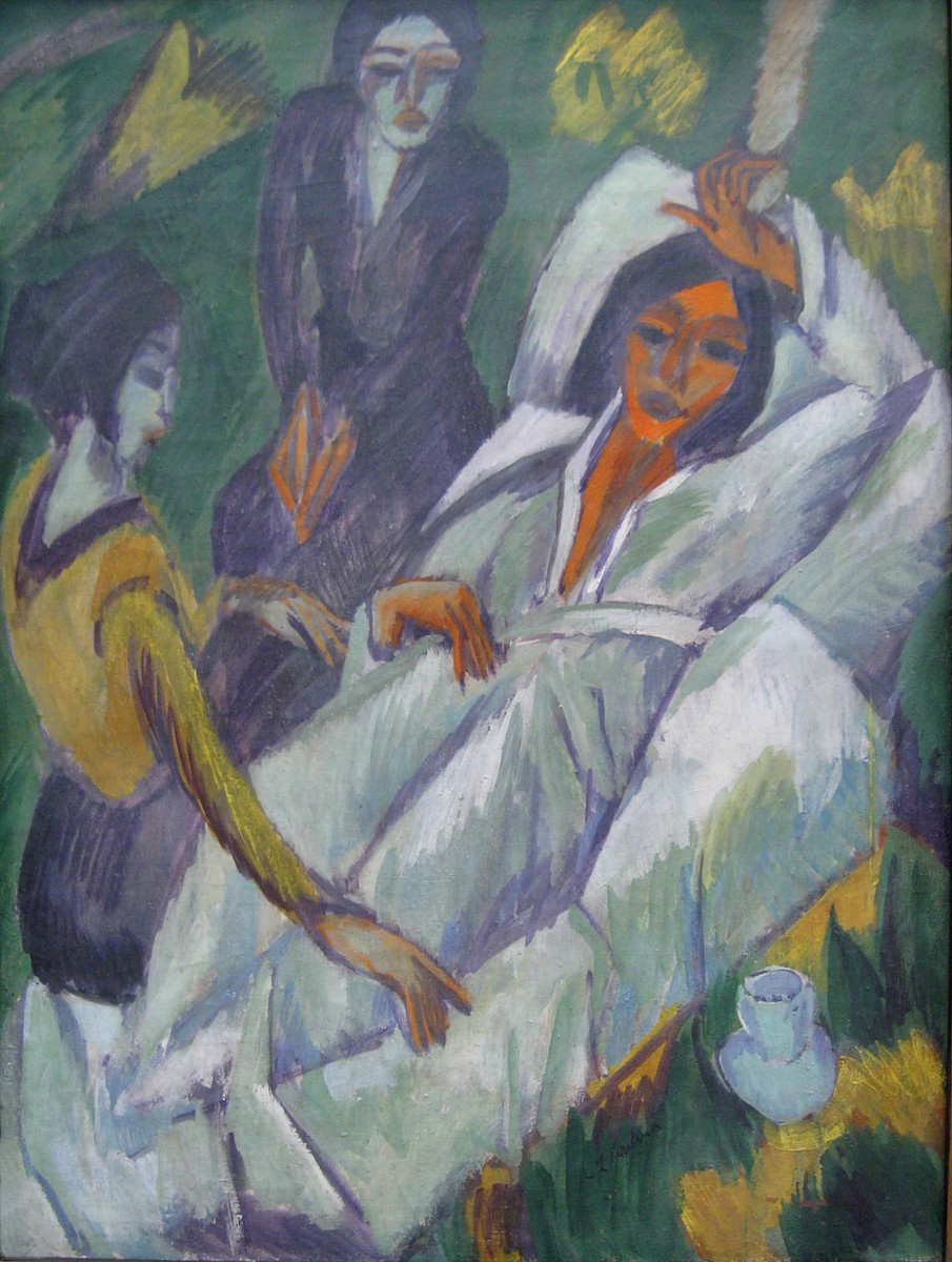 Woman at Tea Time: Sick Woman by Ernst Ludwig Kirchner