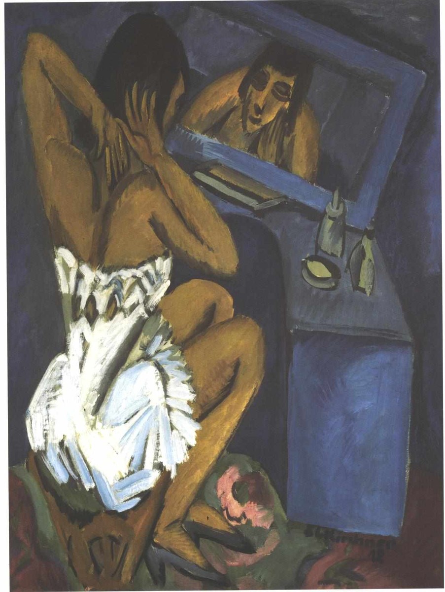 Woman before the Mirror by Ernst Ludwig Kirchner