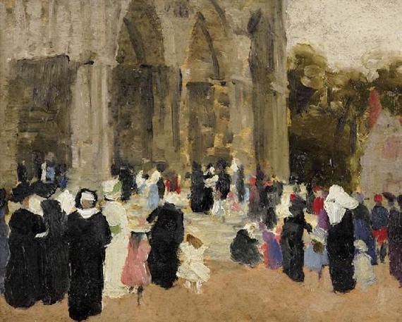 Children and Nurses by Ethel Carrick