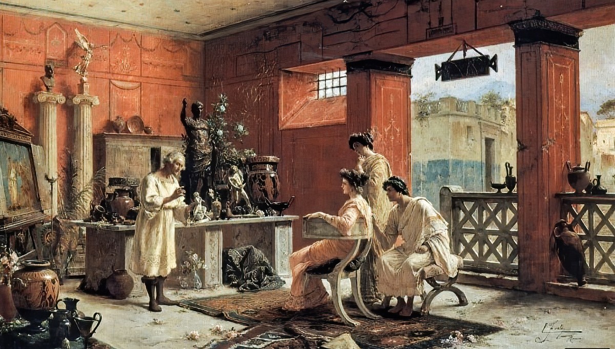 At the Antiquarian's by Ettore Forti