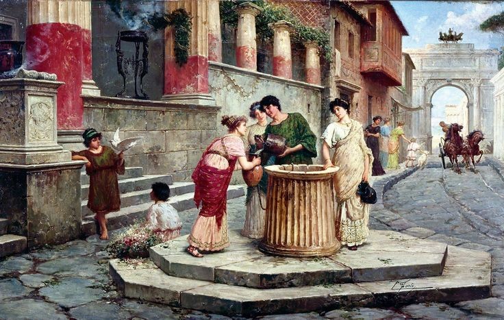 Pompeii Street by Ettore Forti