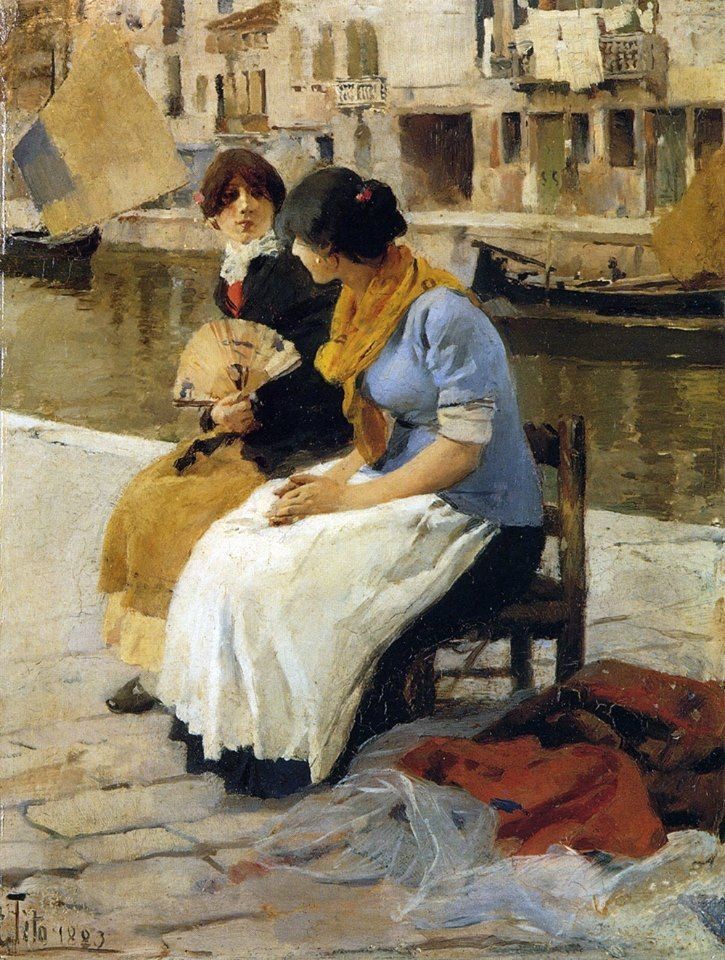 Chatting by Ettore Tito