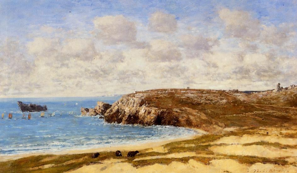 Camaret, Le Toulinguet by Eugene Boudin