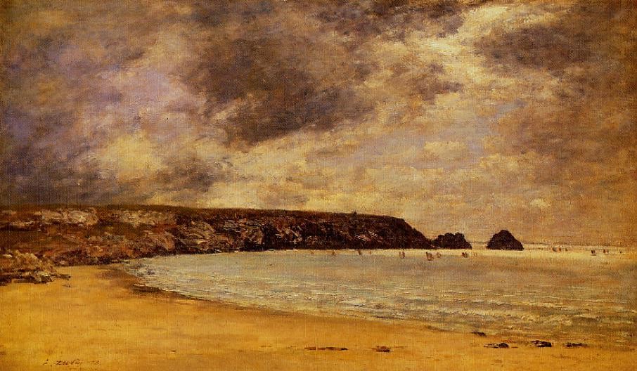 Camaret, the Bay by Eugene Boudin