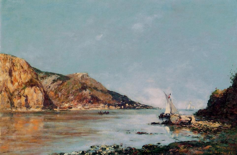 Fourmis Bay Beaulieu by Eugene Boudin