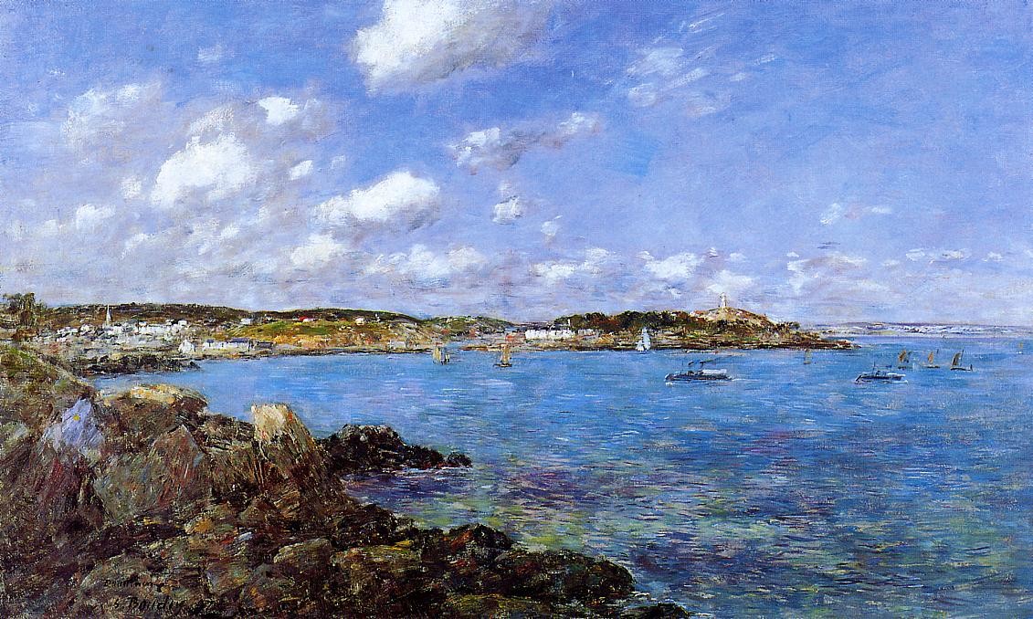 The Bay of Douarnenez by Eugene Boudin