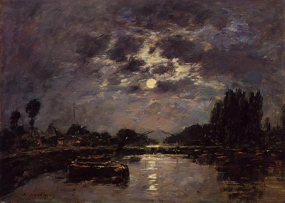 The Effect of the Moon by Eugene Boudin