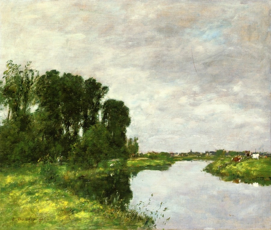 The Toques at Saint-Arnoult by Eugene Boudin