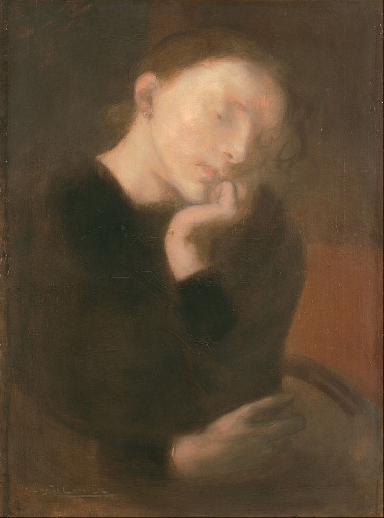 Meditation by Eugene Carriere