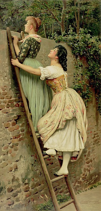 Curiosity by Eugene de Blaas