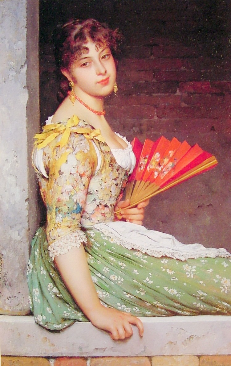 Daydreaming by Eugene de Blaas