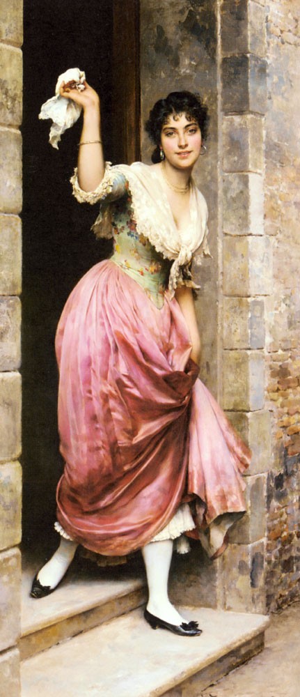 The Farewell by Eugene de Blaas