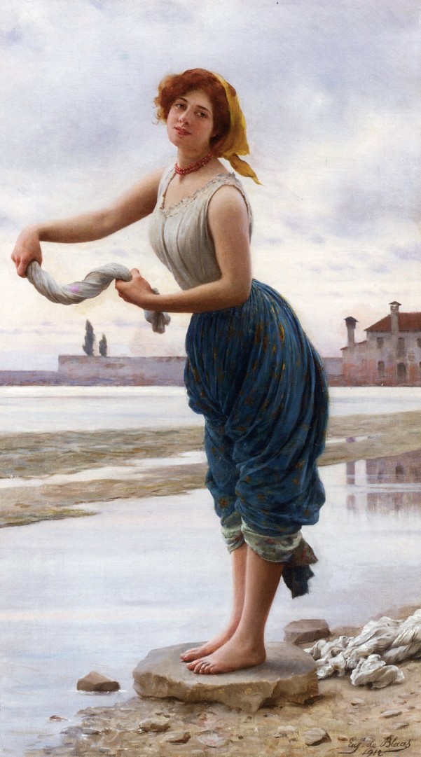 The Lavender by Eugene de Blaas