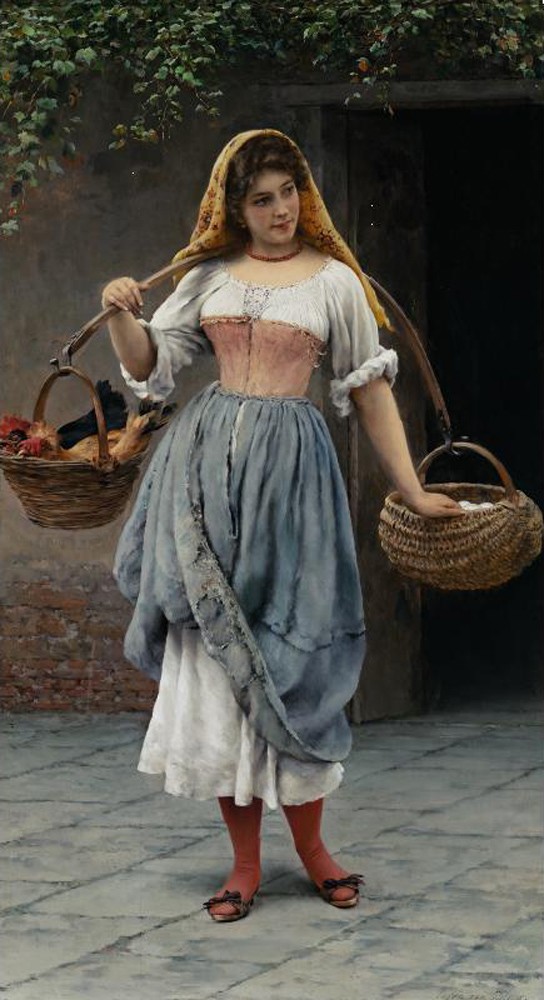 Which Came First by Eugene de Blaas