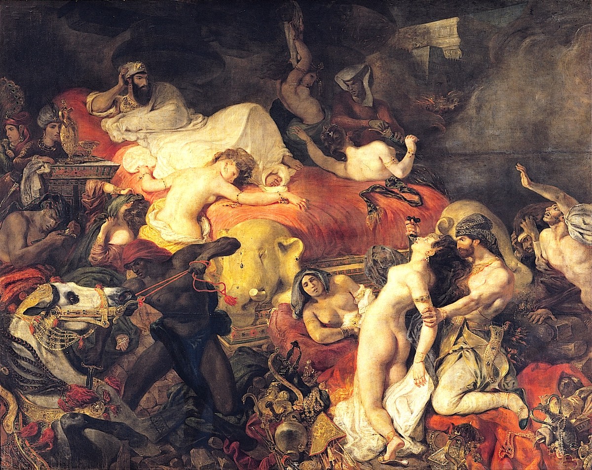 Death of Sardanapalus by Eugene Delacroix
