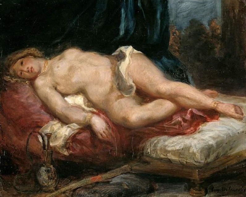 Odalisque by Eugene Delacroix