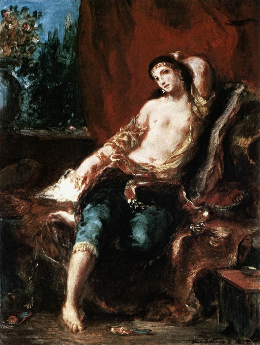 Odalisque by Eugene Delacroix