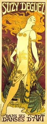 Suzy Deguez by Eugène Grasset