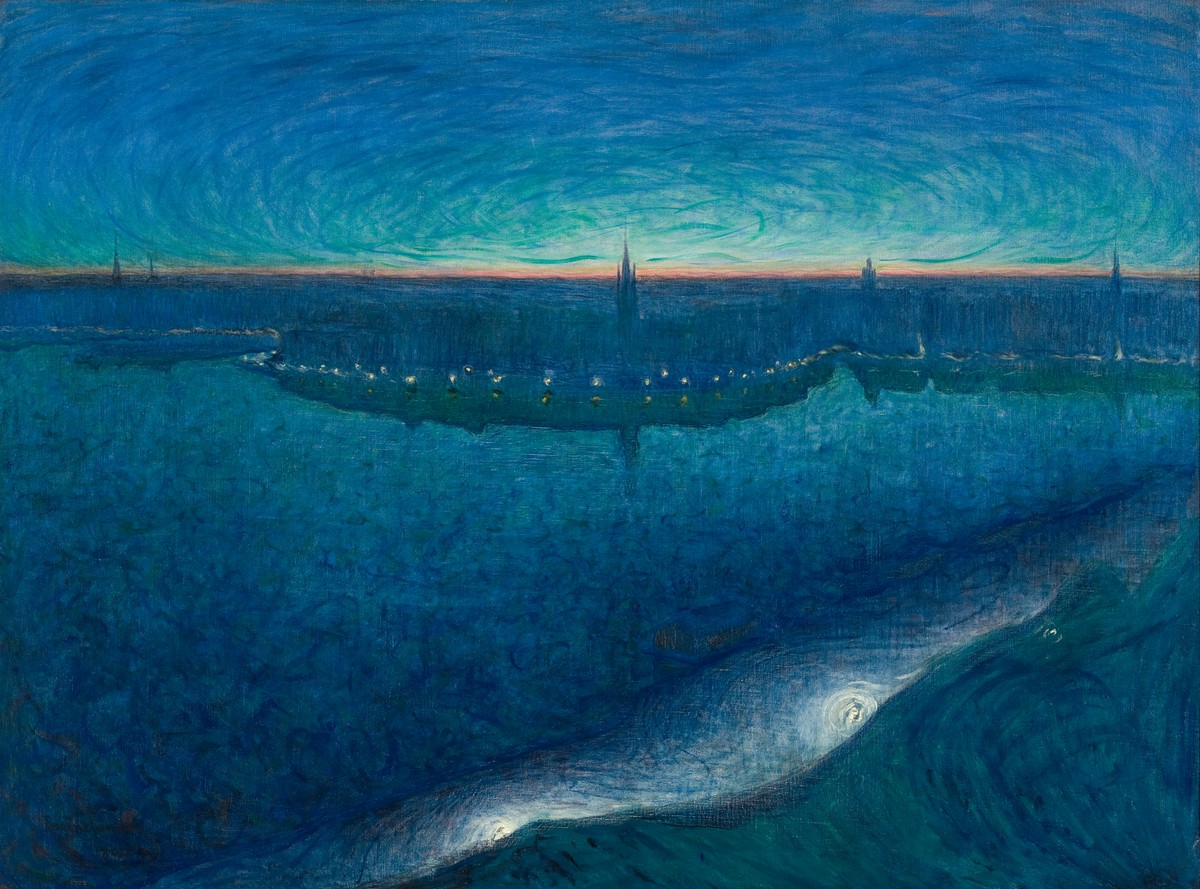 Gryning Över Riddarfjärden by Eugène Jansson