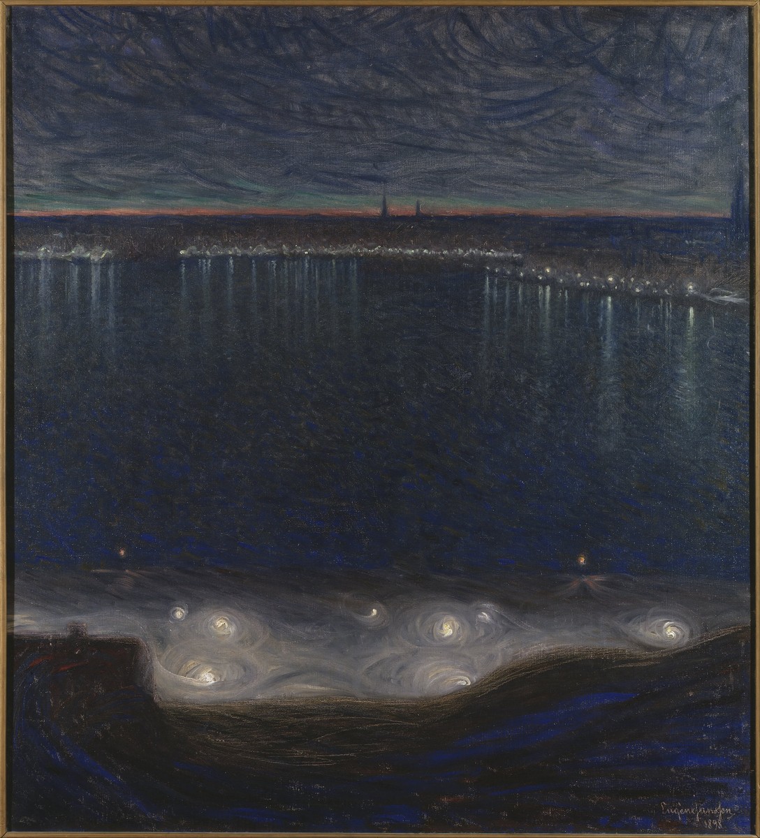 Riddarfjärden i Stockholm by Eugène Jansson