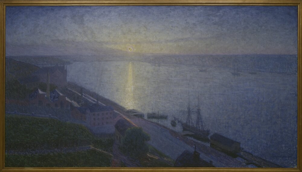 Solnedgång by Eugène Jansson