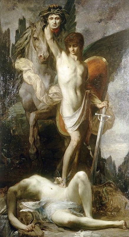 Perseus and the Head of Medusa by Eugene Romain Thirion